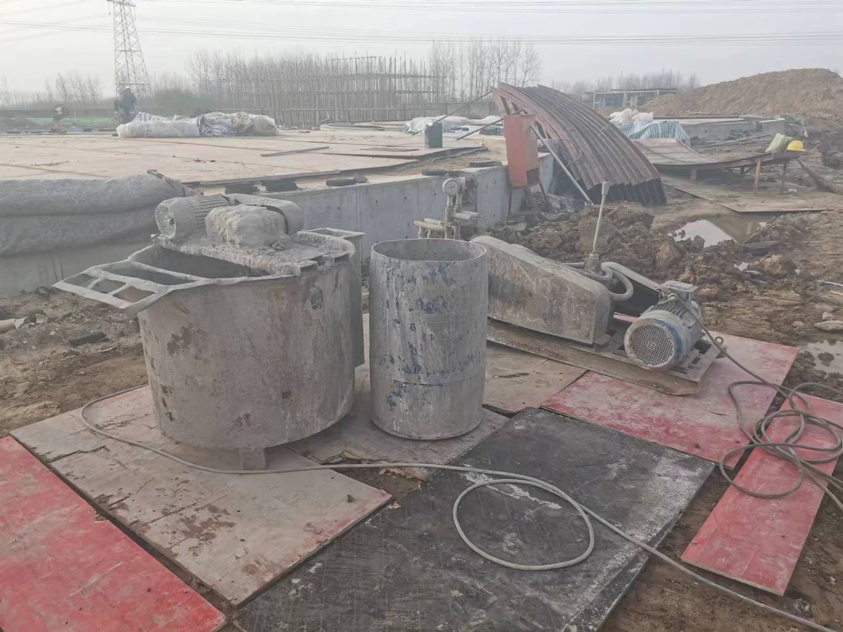 张店设备基础注浆